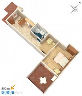 Апартман A-2340-c - Апартмани Rabac (Labin) - 2340