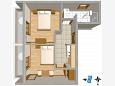 План - Апартаменты A-2507-a - Апартаменты Mali Lošinj (Lošinj) - 2507