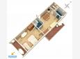 Půdorys - Apartmán A-4632-a - Ubytování Duće (Omiš) - 4632