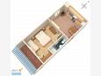 Půdorys - Apartmán A-4632-c - Ubytování Duće (Omiš) - 4632