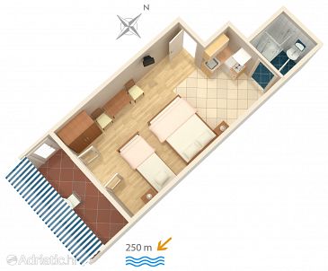 Studio AS-4632-a - Ubytování Duće (Omiš) - 4632