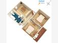 Plan - Appartement A-4954-b - Appartements et chambres Supetarska Draga - Donja (Rab) - 4954