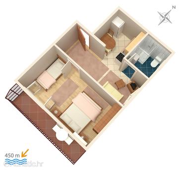 Ferienwohnung A-860-b - Ferienwohnungen Biograd na Moru (Biograd) - 860