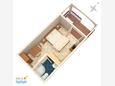 Grundriss - Studio AS-860-a - Ferienwohnungen Biograd na Moru (Biograd) - 860
