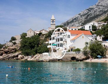 Property - Apartments 1001 Property Pisak (Omiš) - Accommodation 1001 - Apartments near sea with pebble beach.
