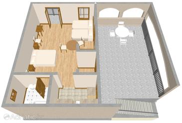 Studio flat AS-1006-a - Apartments Pisak (Omiš) - 1006