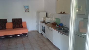 Kitchen Vela Prapratna, Kitchen u smještaju tipa apartment, dopusteni kucni ljubimci i WIFI.