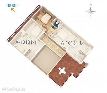 Studio flat AS-10131-a - Apartments Trpanj (Pelješac) - 10131