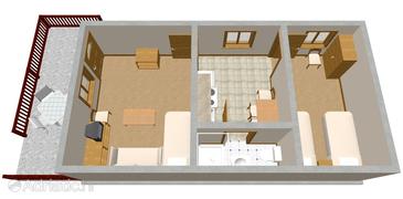 Apartment A-1035-a - Apartments Seget Vranjica (Trogir) - 1035