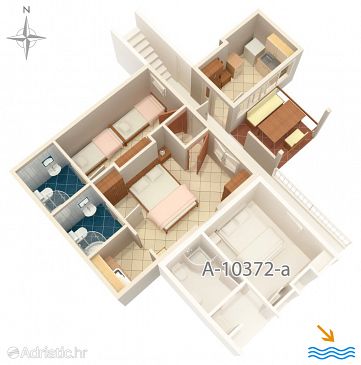Apartment A-10372-b - Apartments Seget Donji (Trogir) - 10372
