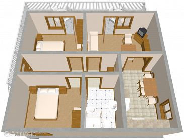 Apartment A-1089-a - Apartments Rogoznica (Rogoznica) - 1089