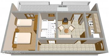 Apartment A-1099-a - Apartments Slatine (Čiovo) - 1099