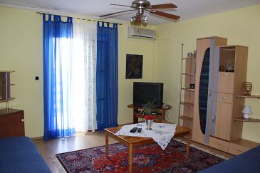 Living room Ližnjan, Living room u smještaju tipa apartment, dostupna klima i WIFI.