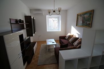 Living room Krk, Living room u smještaju tipa apartment, dostupna klima i WIFI.