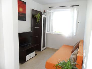 Living room Tisno, Living room u smještaju tipa apartment, dopusteni kucni ljubimci i WIFI.