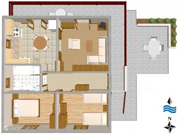 Apartment A-1135-b - Apartments Slatine (Čiovo) - 1135
