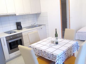 Dining room Lumbarda, Dining room u smještaju tipa apartment, dostupna klima, dopusteni kucni ljubimci i WIFI.