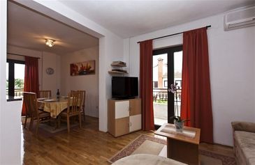 Obývací pokoj Rovinj, Obývací pokoj u smještaju tipa apartment, dostupna klima i WIFI.
