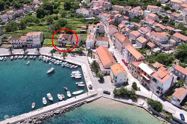 Property - Apartments 161 Property Račišće (Korčula) - Accommodation 161 - Apartments near sea with pebble beach.