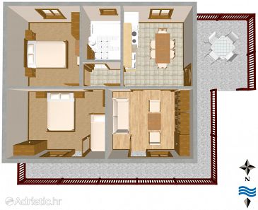 Apartment A-2033-a - Apartments Mastrinka (Čiovo) - 2033