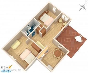 Apartment A-2087-c - Apartments Podstrana (Split) - 2087