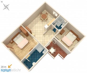 Apartment A-209-a - Apartments Metajna (Pag) - 209