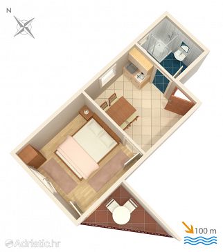 Apartment A-2095-b - Apartments Vinišće (Trogir) - 2095