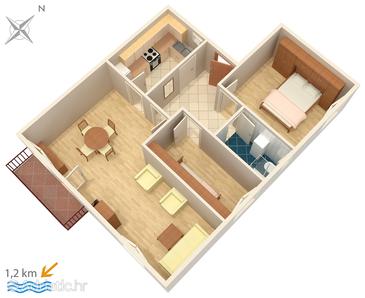 Apartment A-2177-b - Apartments Orašac (Dubrovnik) - 2177