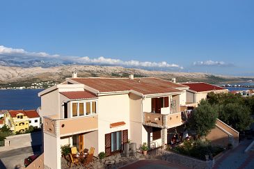 Property - Apartments 220 Property Pag (Pag) - Accommodation 220 - Apartments with sandy beach.