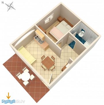 Apartment A-224-c - Apartments Povljana (Pag) - 224