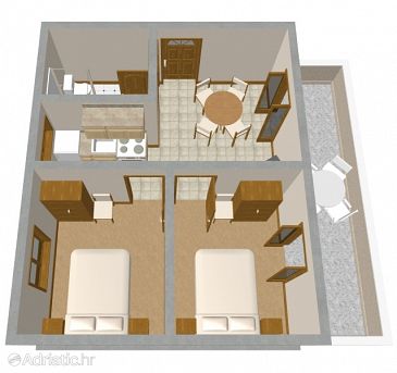 Apartment A-230-b - Apartments Povljana (Pag) - 230