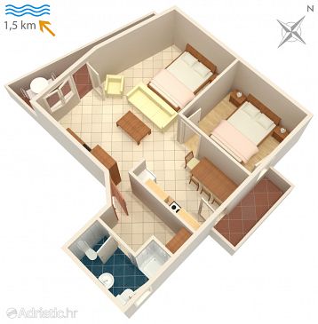 Apartment A-2344-b - Apartments Rovinj (Rovinj) - 2344