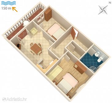 Apartment A-2358-b - Apartments Duga Luka (Prtlog) (Labin) - 2358