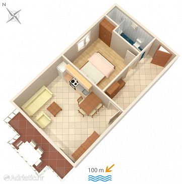 Apartment A-2360-a - Apartments Crikvenica (Crikvenica) - 2360