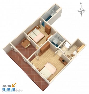 Apartment A-2378-c - Apartments Dramalj (Crikvenica) - 2378