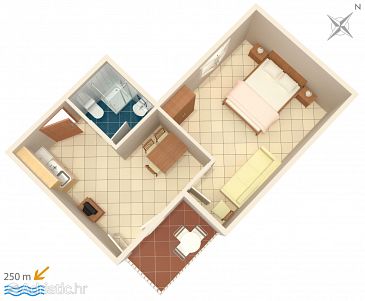 Apartment A-2383-c - Apartments Selce (Crikvenica) - 2383