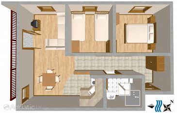 Apartment A-2389-b - Apartments and Rooms Crikvenica (Crikvenica) - 2389