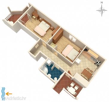 Apartment A-2392-a - Apartments Selce (Crikvenica) - 2392
