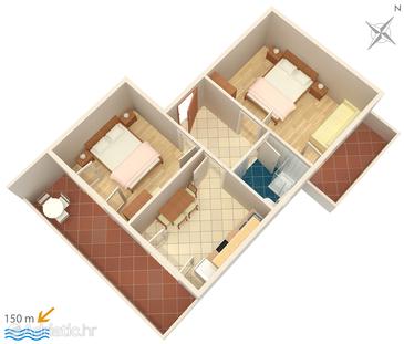Apartment A-2491-a - Apartments Mali Lošinj (Lošinj) - 2491