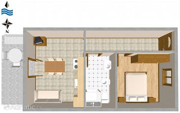 Apartment A-2533-a - Apartments Zambratija (Umag) - 2533