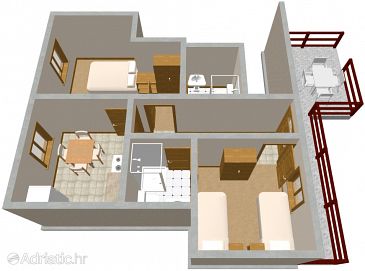 Apartment A-262-b - Apartments Mirca (Pelješac) - 262