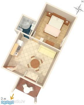 Apartment A-2625-b - Apartments Zaostrog (Makarska) - 2625