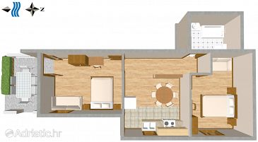 Apartment A-2691-a - Apartments Promajna (Makarska) - 2691