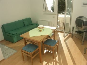 Dining room Bratuš, Dining room u smještaju tipa apartment, WIFI.