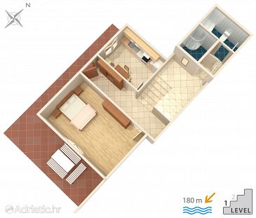 Apartment A-2726-a - Apartments and Rooms Omiš (Omiš) - 2726