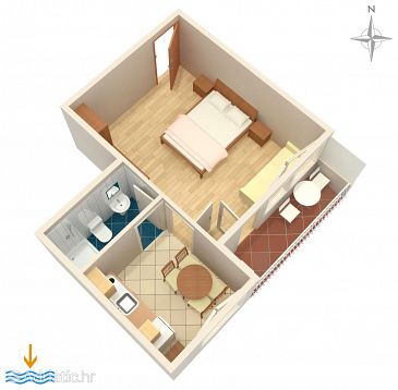 Apartment A-2738-b - Apartments Omiš (Omiš) - 2738