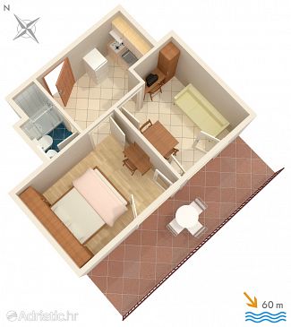 Apartment A-275-c - Apartments Orebić (Pelješac) - 275