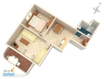 Apartment A-2767-d - Apartments Duće (Omiš) - 2767
