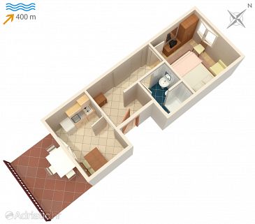 Apartment A-2843-b - Apartments Mirca (Brač) - 2843