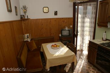 Dining room Splitska, Dining room u smještaju tipa apartment.